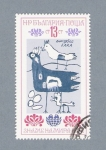 Stamps Bulgaria -  Gallinas