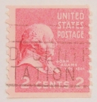 Stamps United States -  john Adams