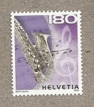 Stamps Switzerland -  Instrumentos musicales