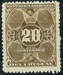 Stamps Uruguay -  Cifra
