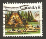 Sellos del Mundo : America : Canad� : tribu de algonquinos