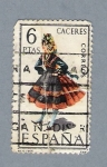 Stamps Spain -  Caceres (repetido)