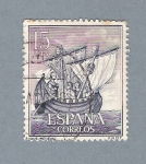 Sellos del Mundo : Europa : Espaa : Nave Medieval (repetido)