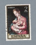 Stamps Spain -  La virgen y el niño (repetido)