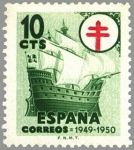 Stamps Spain -  protuberculosos