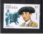 Stamps : Europe : Spain :  Edifil  3488  Personajes Populares  " Manuel rodriguez Sanchez, " Manolete " "