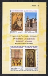 Stamps Spain -  Edifil  3494  Las Edades del Hombre   Se completa con un fondo que representa la Catedral de El Burg