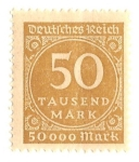 Stamps : Europe : Germany :  cifra