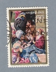Stamps Spain -  Adoración a los Reyes 1969 (repetido)