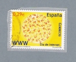 Stamps Spain -  Día de Internet (repetido)