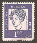 Stamps Germany -  Annette von Droste