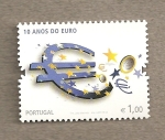 Stamps Portugal -  10 Aniv del euro