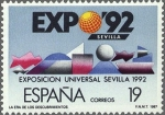 Sellos de Europa - Espa�a -  EXPOSICION UNIVERSAL DE SEVILLA EXPO