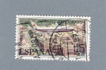Stamps Spain -  50 aniversario del corro aéreo (repetido)