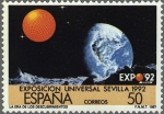 Stamps Spain -  EXPOSICION UNIVERSAL DE SEVILLA EXPO