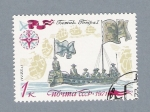 Stamps : Europe : Russia :  Barcos de vela