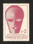 Stamps Chile -  año internacional de la educación