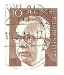 Stamps : Europe : Germany :  Gustav Heinemann