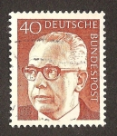 Stamps : Europe : Germany :  Gustav Heinemann