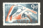 Stamps Nigeria -  pájaro, loros