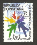 Stamps America - Dominican Republic -  año internacional de los impedidos