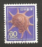 Stamps Japan -  una caracola