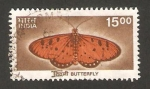 Stamps India -  una mariposa