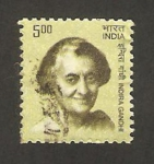 Sellos de Asia - India -  indira gandhi