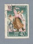 Stamps Russia -  Bailes tradicionales