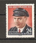 Stamps : Europe : Germany :  10 Aniversario de la muerte de Ernst Thalmann.