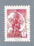 Stamps : Europe : Russia :  Hombre y mujer