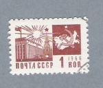 Stamps : Europe : Russia :  Edificio