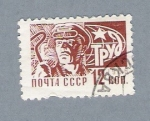 Stamps Russia -  Obrero
