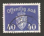 Stamps : Europe : Norway :  Offentlig sak