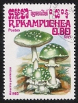 Stamps Cambodia -  SETAS-HONGOS: 1.171.003,02-Amanita pantherina -Phil.49755-Dm.985.26-Y&T.578-Mch.650-Sc.570