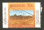 Stamps Australia -  cadena montañosa, musgrave rangos
