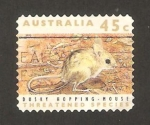 Sellos del Mundo : Oceania : Australia : dusky hopping - mouse, oscuro salto de ratón