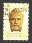 Stamps Australia -  alexander forrest, explorador, topografo y político