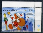 Stamps Europe - Anguila -  La navidad en distintos paises- Disneyland USA