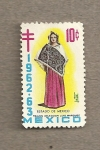 Stamps Mexico -  Beneficiencia, trajes típicos