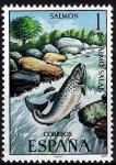 Stamps Spain -  2403 Fauna Hispánica. Salmón.