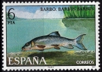 Stamps Spain -  2407 Fauna Hispánica. Barbo.