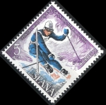 Stamps Spain -  2408 Copa del Mundo de esquí.Sierra Nevada.