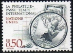 Stamps : America : ONU :  ONU GINEBRA 1986 146 Sello Nuevo ** La Filatelia Pasatiempo Internacional 0,50Fs
