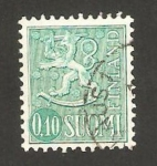 Stamps Finland -  534 - león rampante