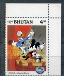 Stamps Asia - Bhutan -  50 cumpleaños de Donald