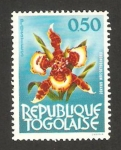 Stamps Africa - Togo -  flora, odontoglossum grande