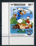 Stamps Asia - Bhutan -  50 cumpleaños de Donald