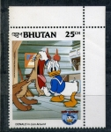 Stamps Asia - Bhutan -  50 cumpleaños de Donald