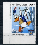 Stamps Asia - Bhutan -  50 cumpleaños de Donald